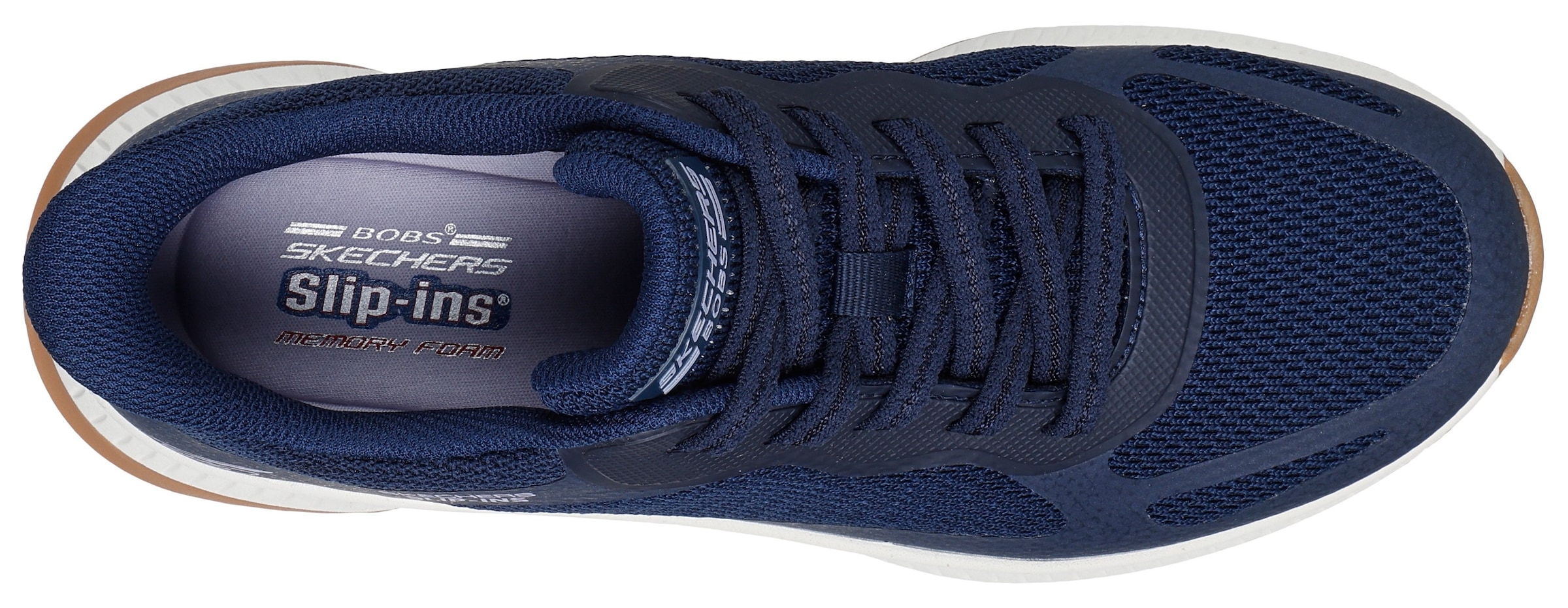 Skechers Slip-On Sneaker »BOBS SQUAD 4«  Slipper, Freizeitschuh, Halbschuh mit Memory Foam