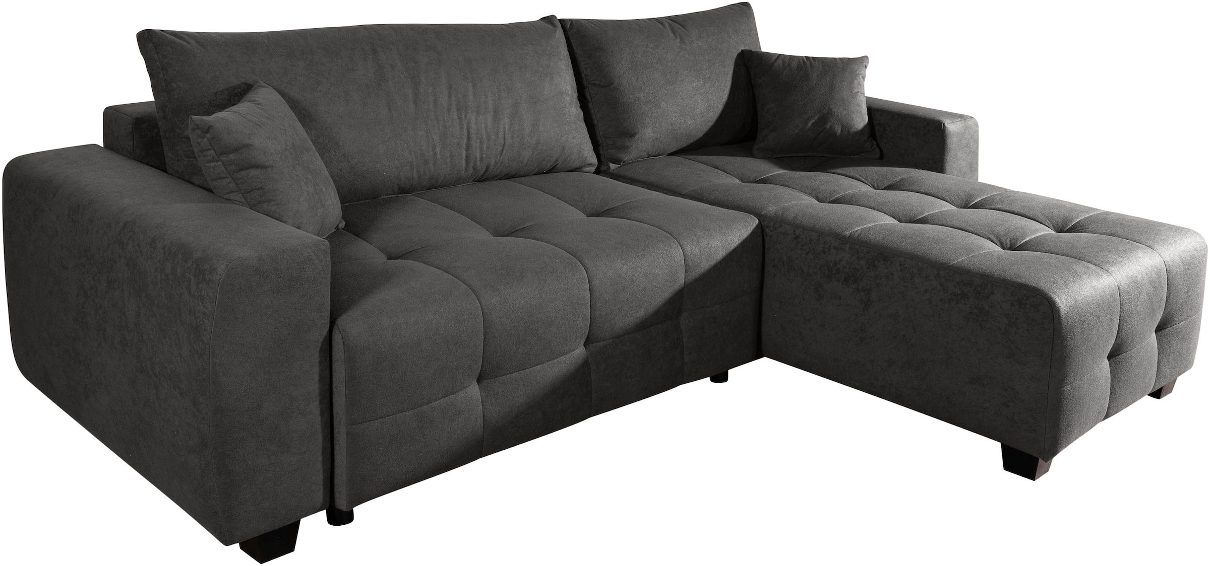 OTTO home Ecksofa »Bella Couch L-Form, B: 234 cm - OTTO. Verlässliche Qualität.« optional Schlaffunktion & Bettkasten, mit Zierkissen