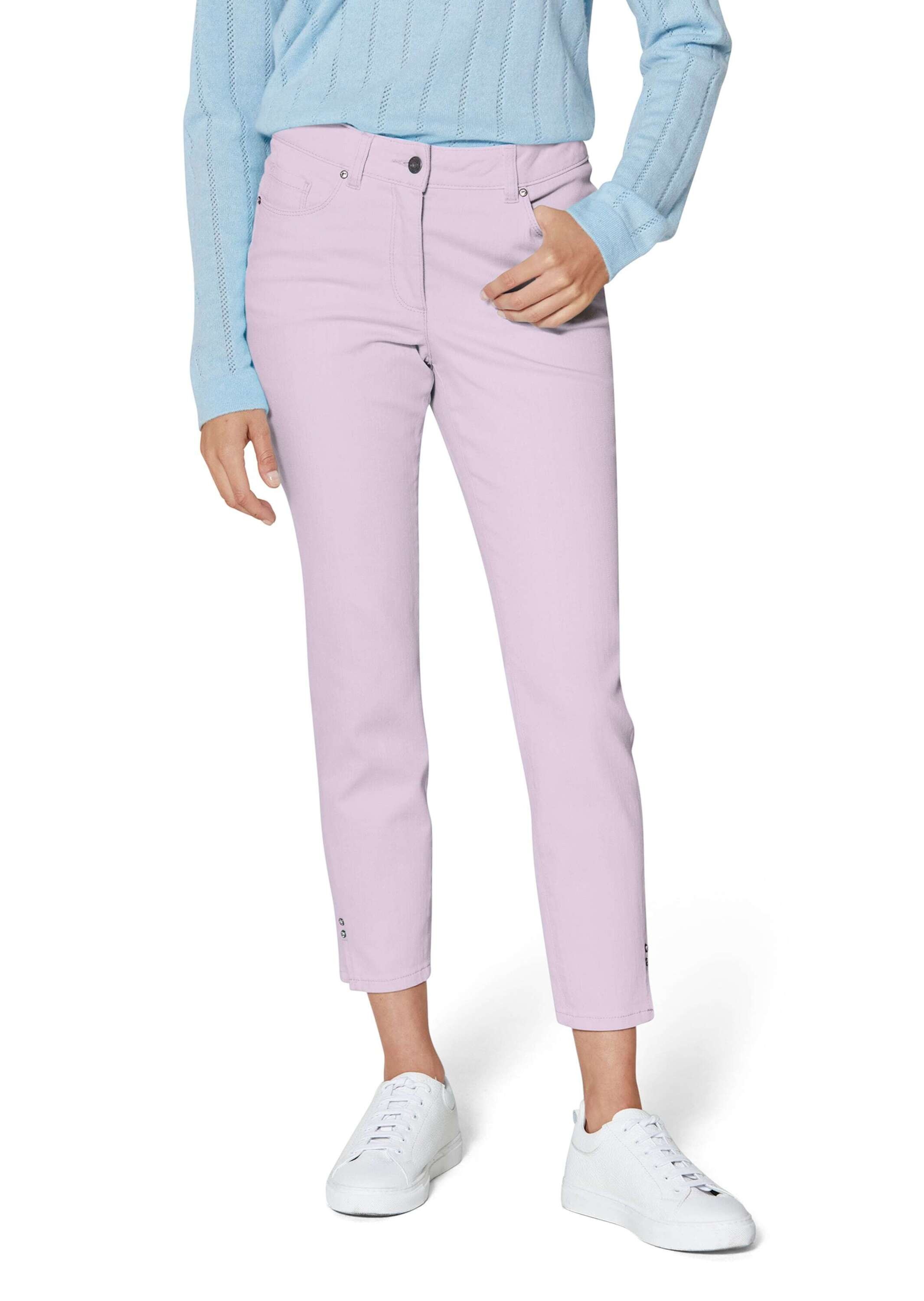 MADELEINE Regular-fit-Jeans »7/8 Jeans Schlanke 7/8-Jeans mit Strass-Dekoration«
