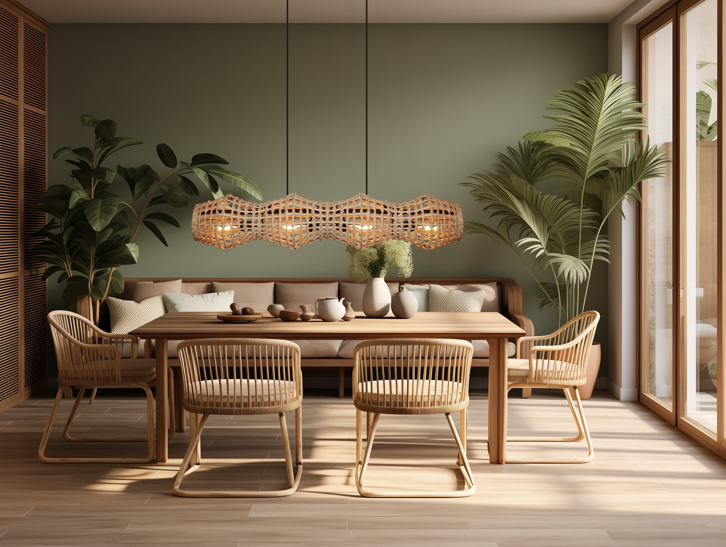 ECO-LIGHT Pendelleuchte »Capella«, 4 flammig, Leuchtmittel E27 | ohne Leuchtmittel