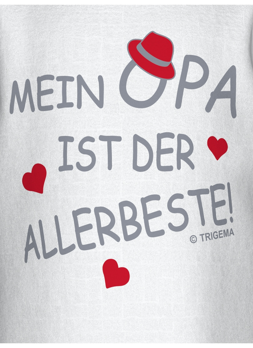 Trigema T-Shirt »TRIGEMA T-Shirt Opas Liebling« 1 Stk.