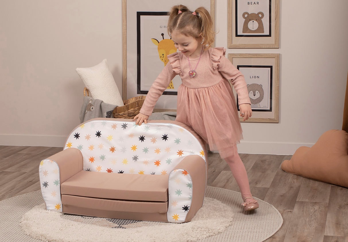 Knorrtoys® Sofa »Pastell Stars«, für Kinder; Made in Europe