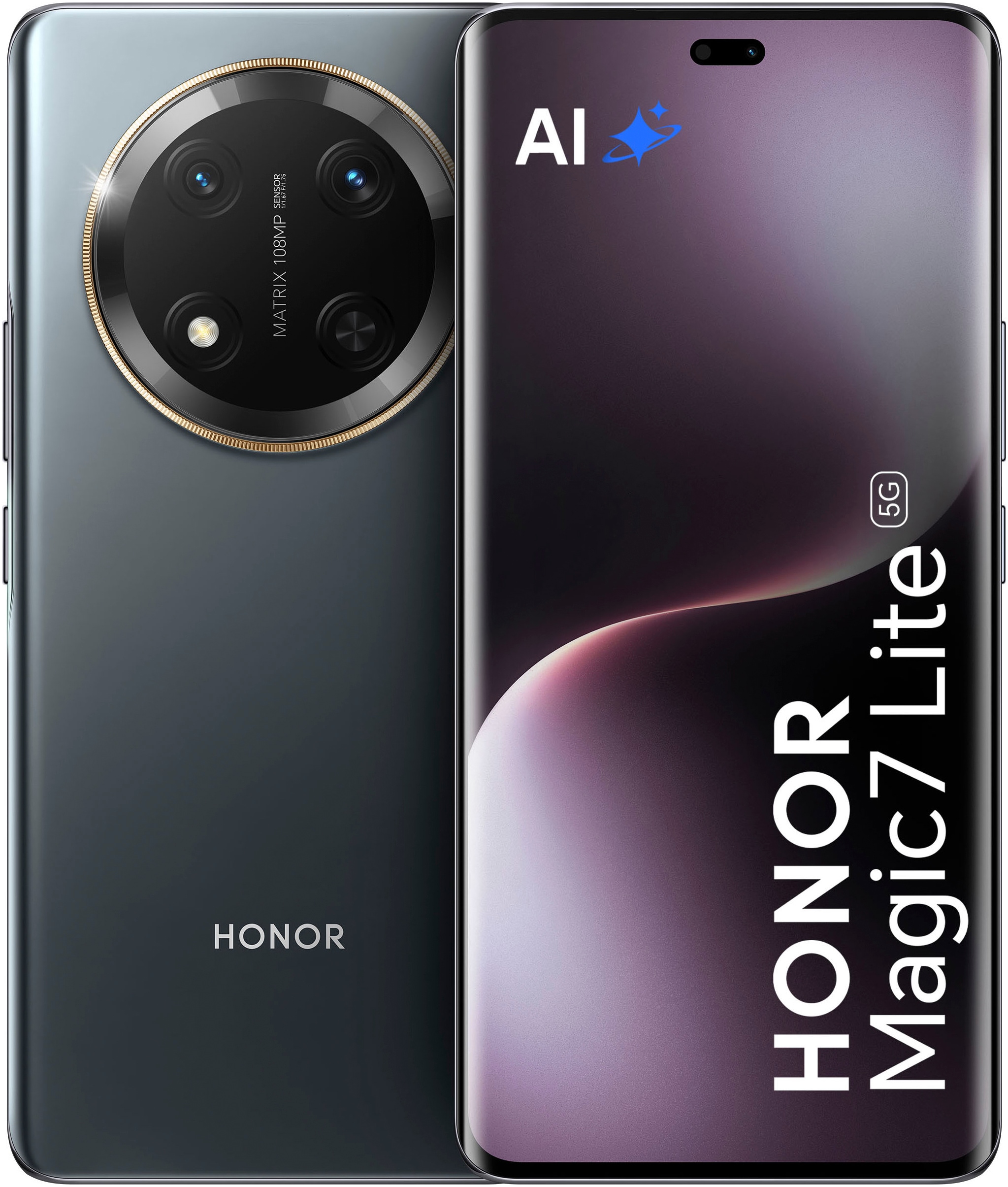 Honor Smartphone »Magic 7 Lite« Titanium Black in schwarz