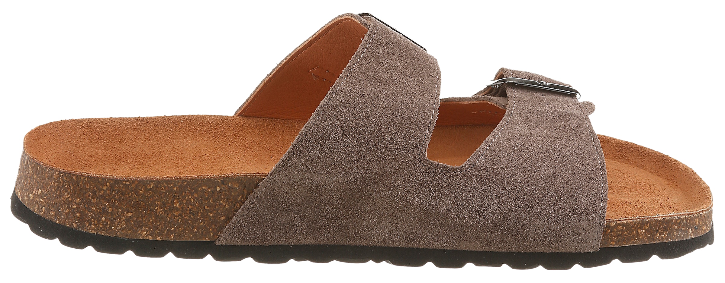 VERBENAS Pantolette »LUKE SERRAJE«  Sommerschuh, Hausschuh, Strandschuh, Urlaubsschuh mit zwei Riemen