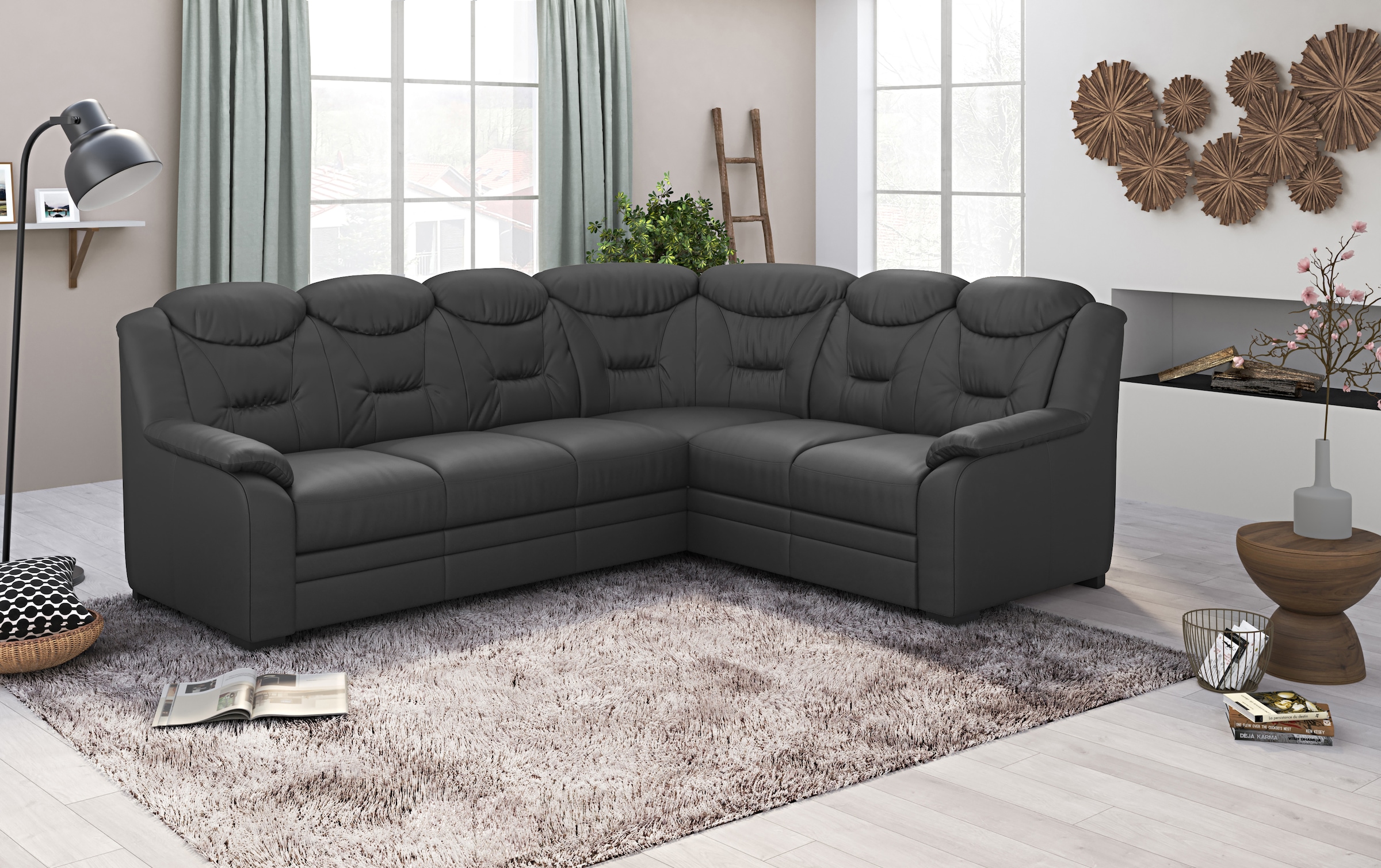 COTTA Ecksofa »Marcus L-Form« wahlweise mit Bettfunktion & Stauraum
