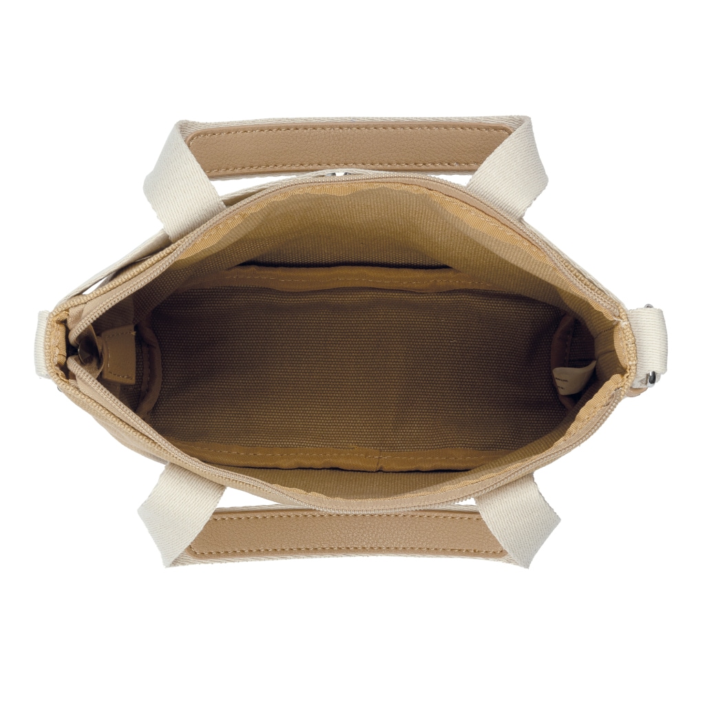 TOM TAILOR Denim Shopper »Jada« Damen Umhängetasche, Handtasche mit schückendem Gewebebandgitter