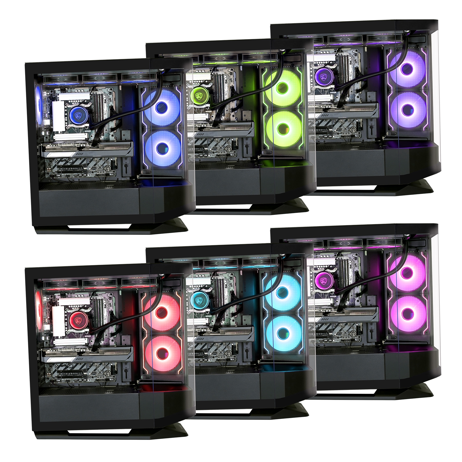 Cougar Gaming-PC »FV270 BK 8071 AMD Ryzen 7 9700X 32GB DDR5 1TB SSD RX 9070 XT« Windows 11, DDR5 RAM, Wasserkühlung