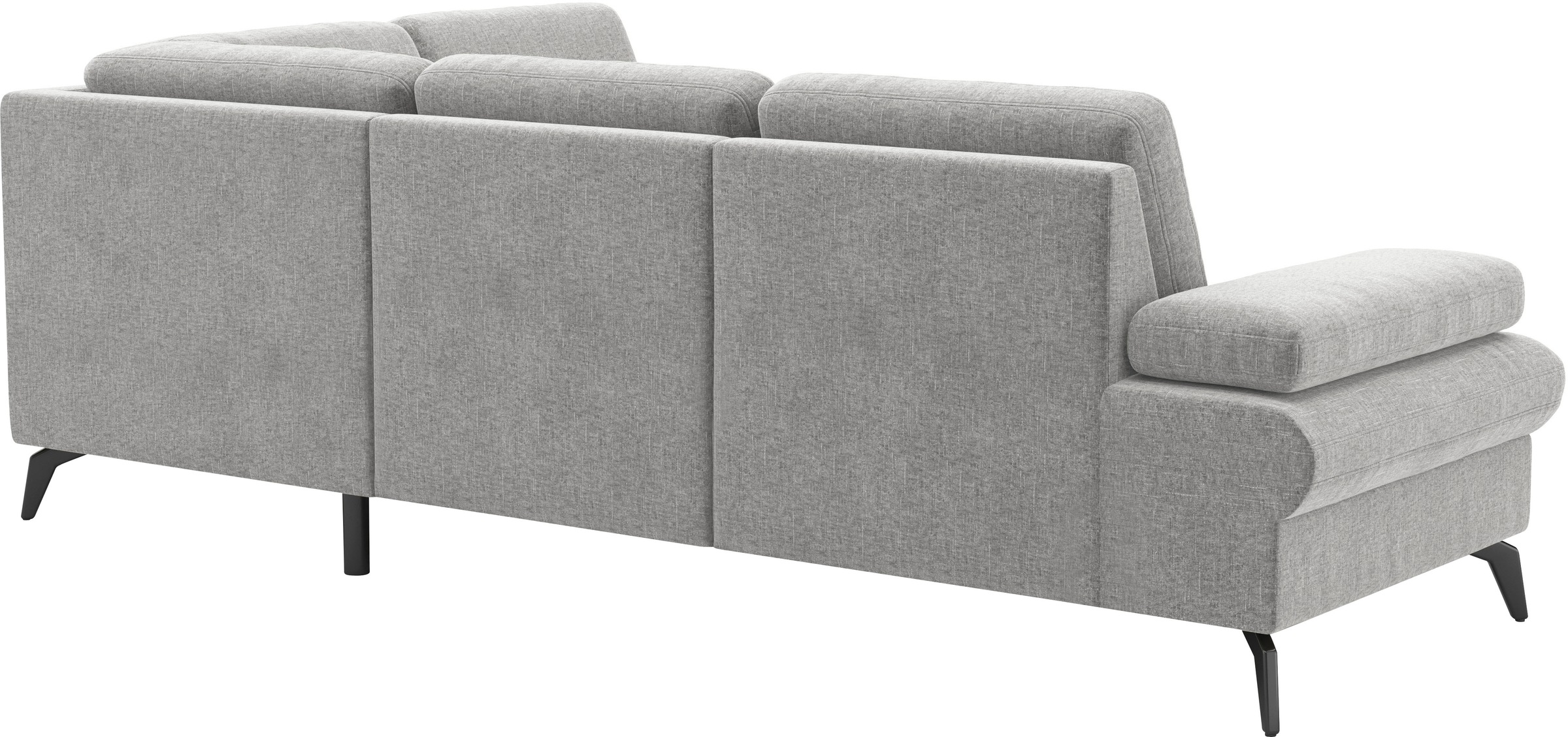 sit&more Ecksofa »Morris Jubi L-Form«, inkl. Armteilfunktion und 1 Zierkissen, wahlweise mit Bettfunktion