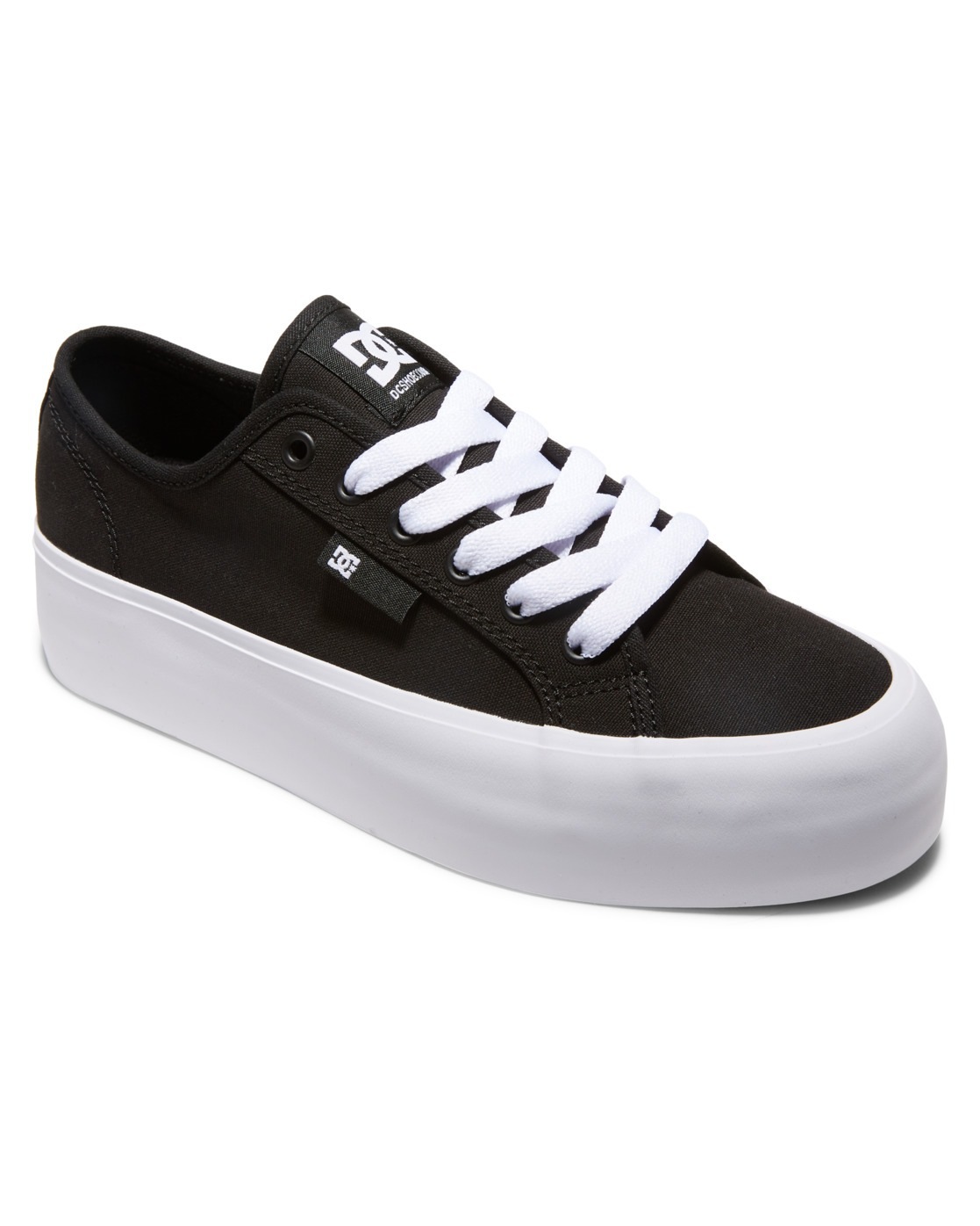 Dc Shoes Damen Sneaker »Manual Platform« in schwarz-weiß, Größe 10(42)