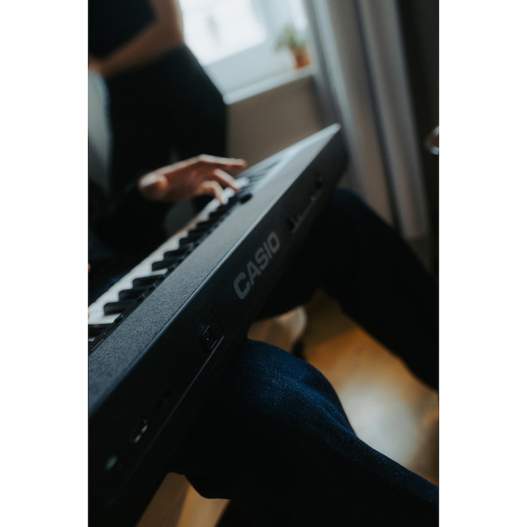 CASIO Home-Keyboard »Piano-Keyboard-Set CT-S1BKSET«, (Set, inkl. Keyboardständer, Sustainpedal und Netzteil), ideal für Piano-Einsteiger und Klanggourmets;