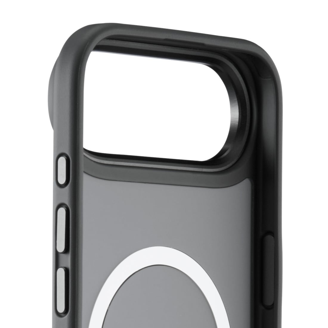 White Diamonds Smartphone-Hülle »Handyhülle „Hybrid Case“ für Apple iPhone Air, MagSafe« Apple iPhone Air MagSafe, Hybridmaterial, Aluminium-Details, matt transparent