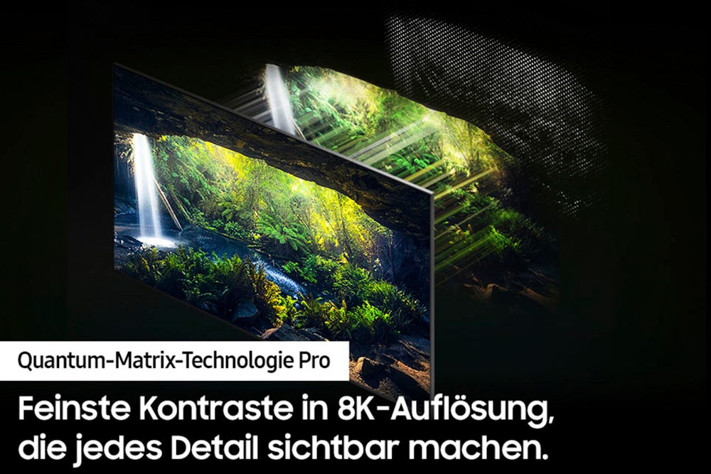 Samsung QLED Mini LED-Fernseher »GQ85QN800DT«, 8K Ultra HD, Smart-TV, Neural Quantum 8K AI Gen2 Prozessor, bis zu 165Hz, AI Upscaling, KI TV