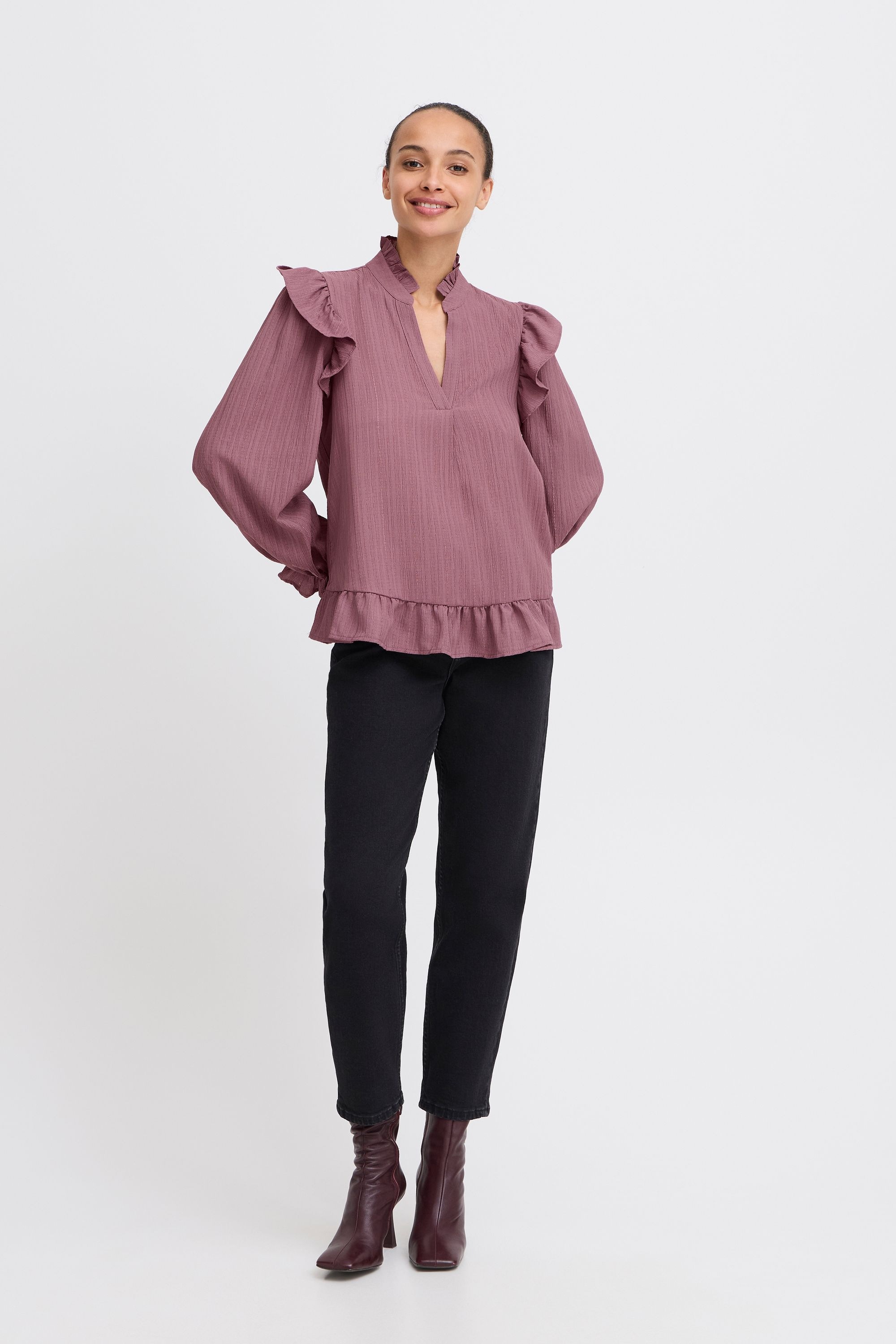 b.young Tunika »Tunika BYJULIANA LS BLOUSE -«