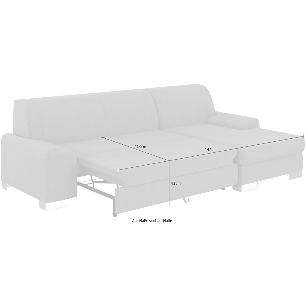 DOMO collection Ecksofa »Anzio«