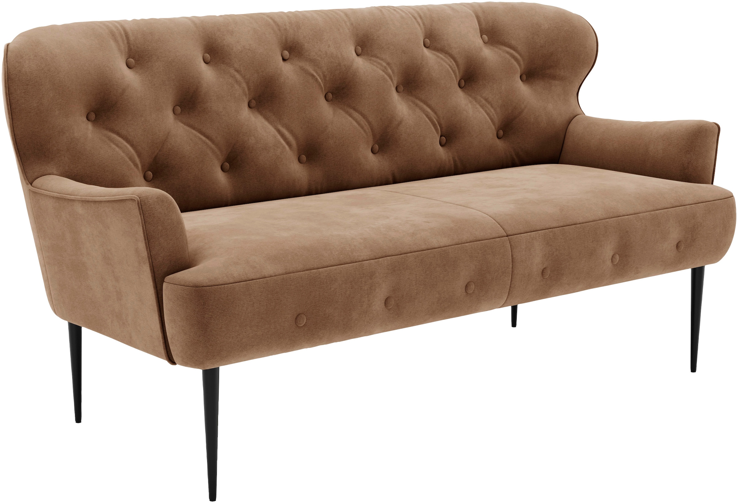 PLACES OF STYLE 2,5-Sitzer »Amber« mit Knopfheftung,in verschieden Stoffarten