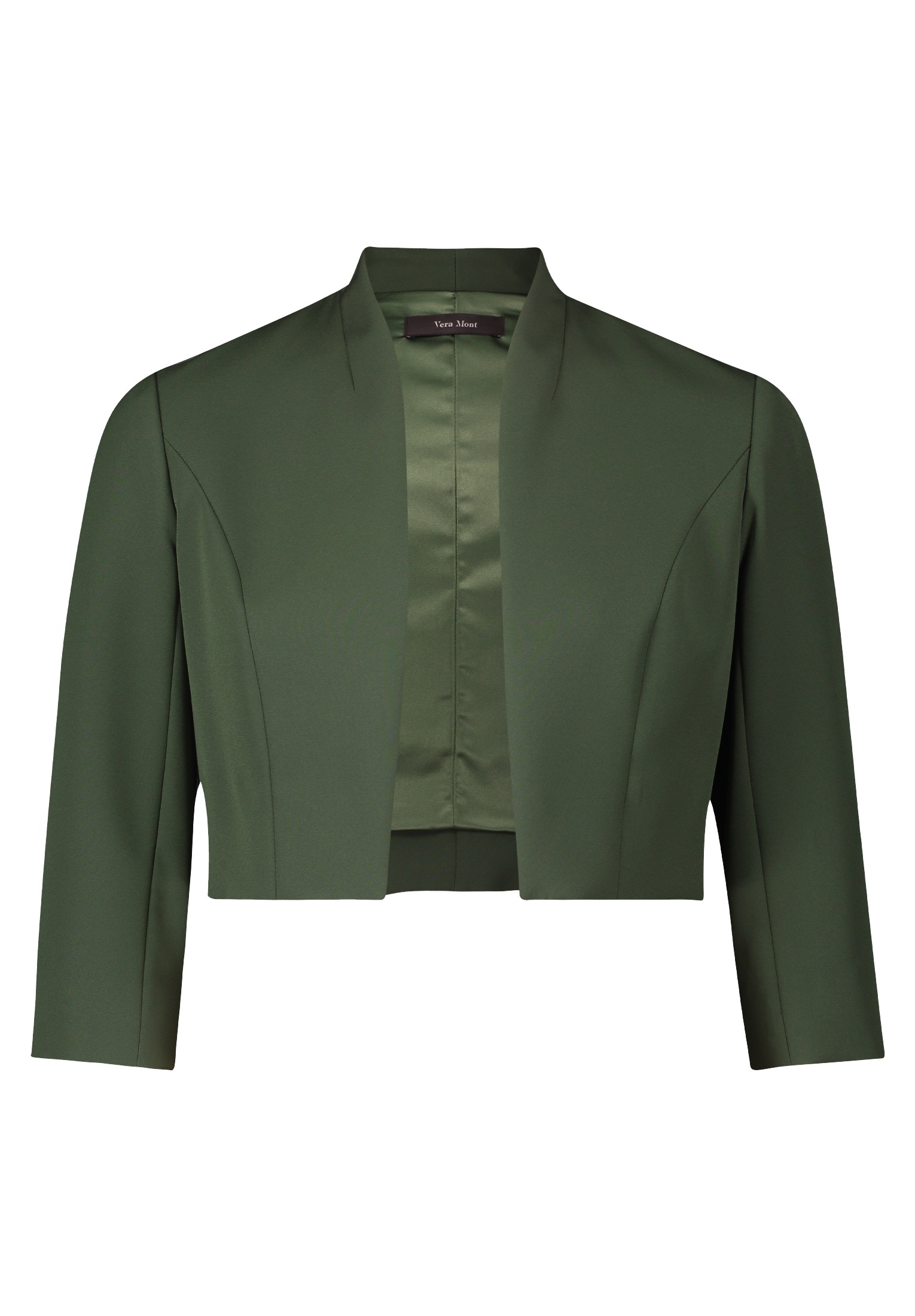 Vera Mont Damen Jackenblazer »Blazer-Jacke ohne Verschluss« in grün, Größe 38