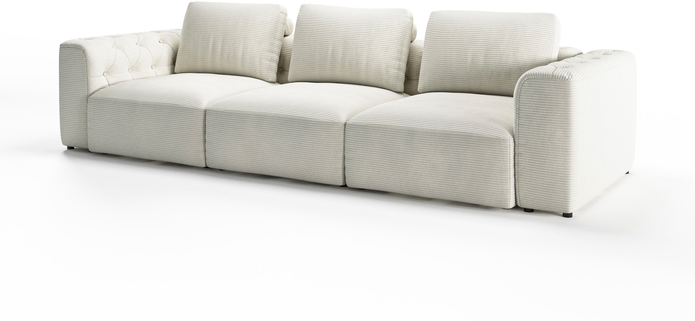 RAUM.ID 3-Sitzer »Cushid«, Modulsofa, bestehend aus 3 Teilen, Breite 300 cm