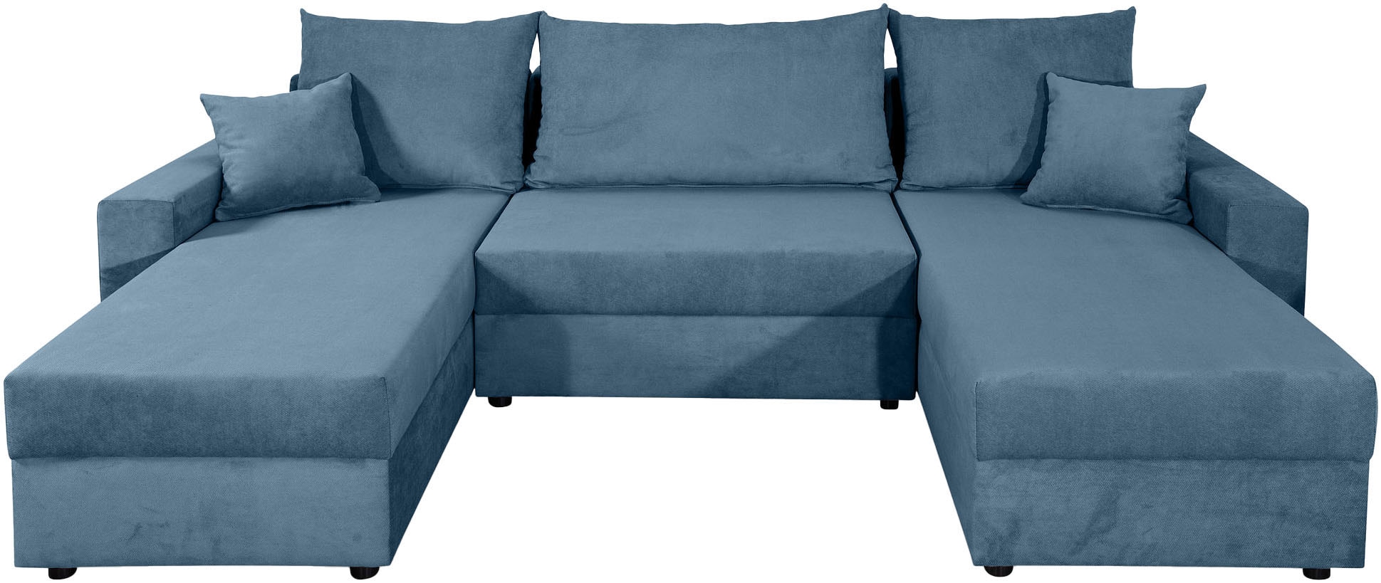 COLLECTION AB Wohnlandschaft »Pico U-Form« Wohnlandschaft,2 X Ottomane,Polyätherschaum Polsterung