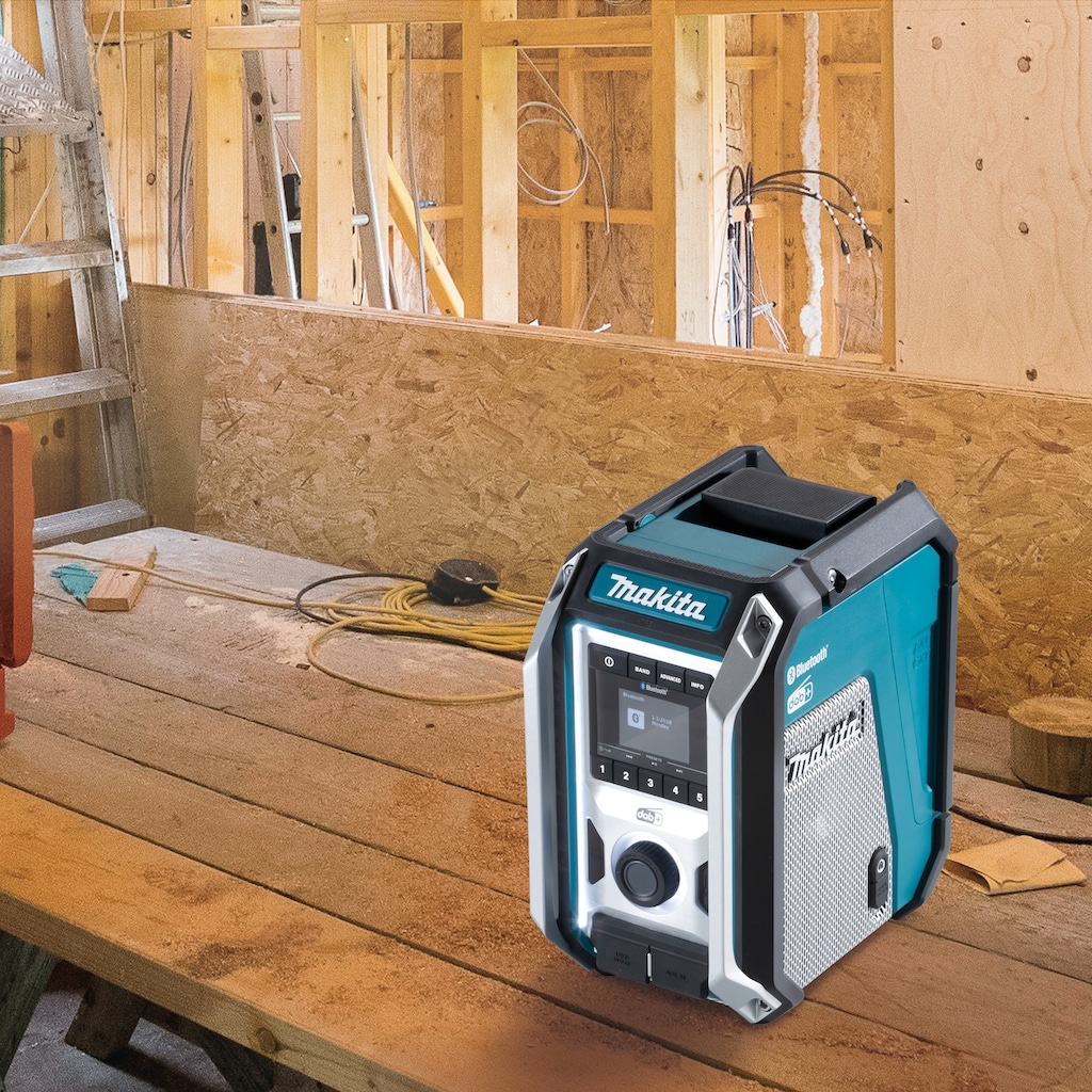 Makita Baustellenradio »DMR115«, (Bluetooth FM-Tuner-Digitalradio (DAB+)