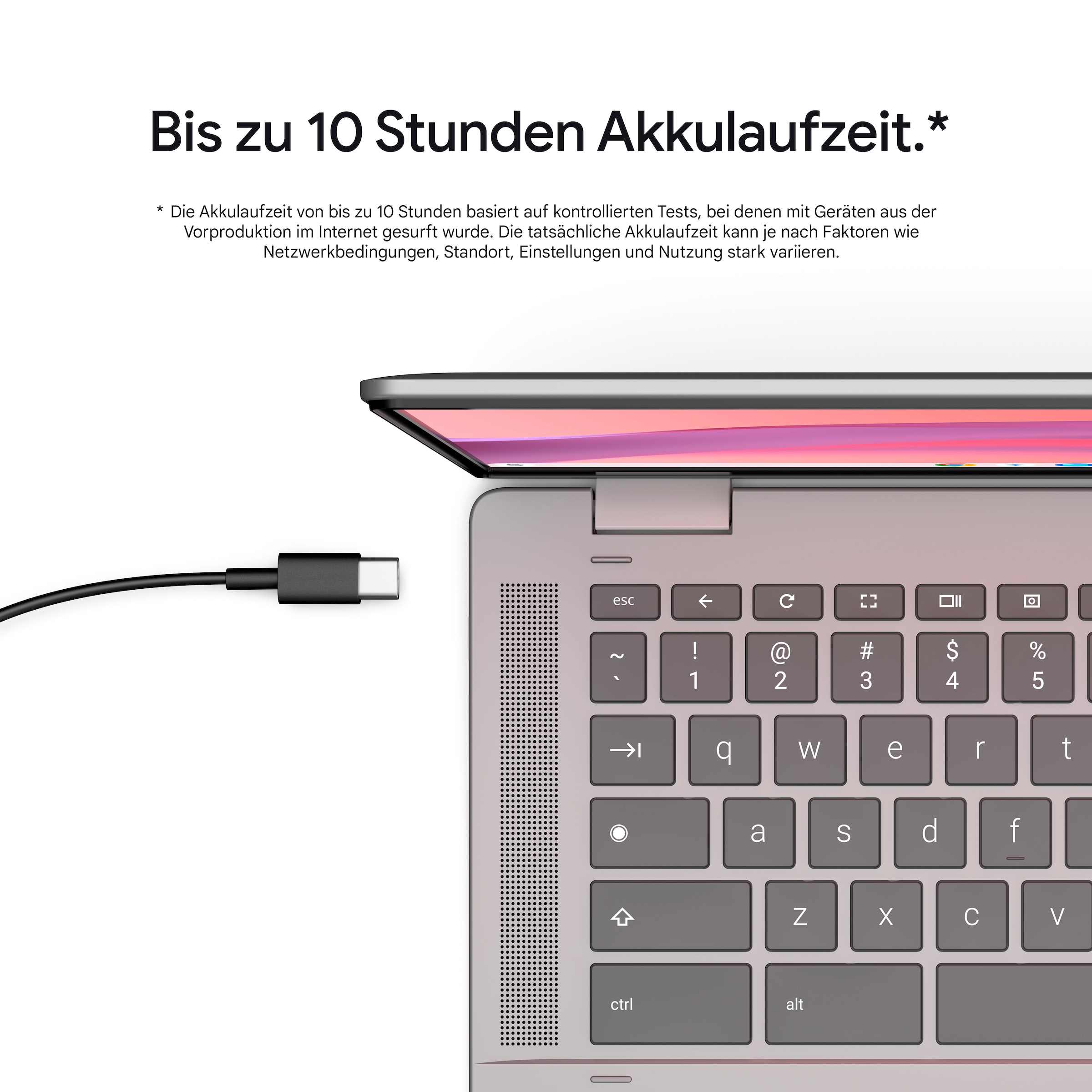 HP Chromebook »14a-ne1210ng«, 35,6 cm, / 14 Zoll, Intel, Celeron, UHD Graphics, 64 GB SSD