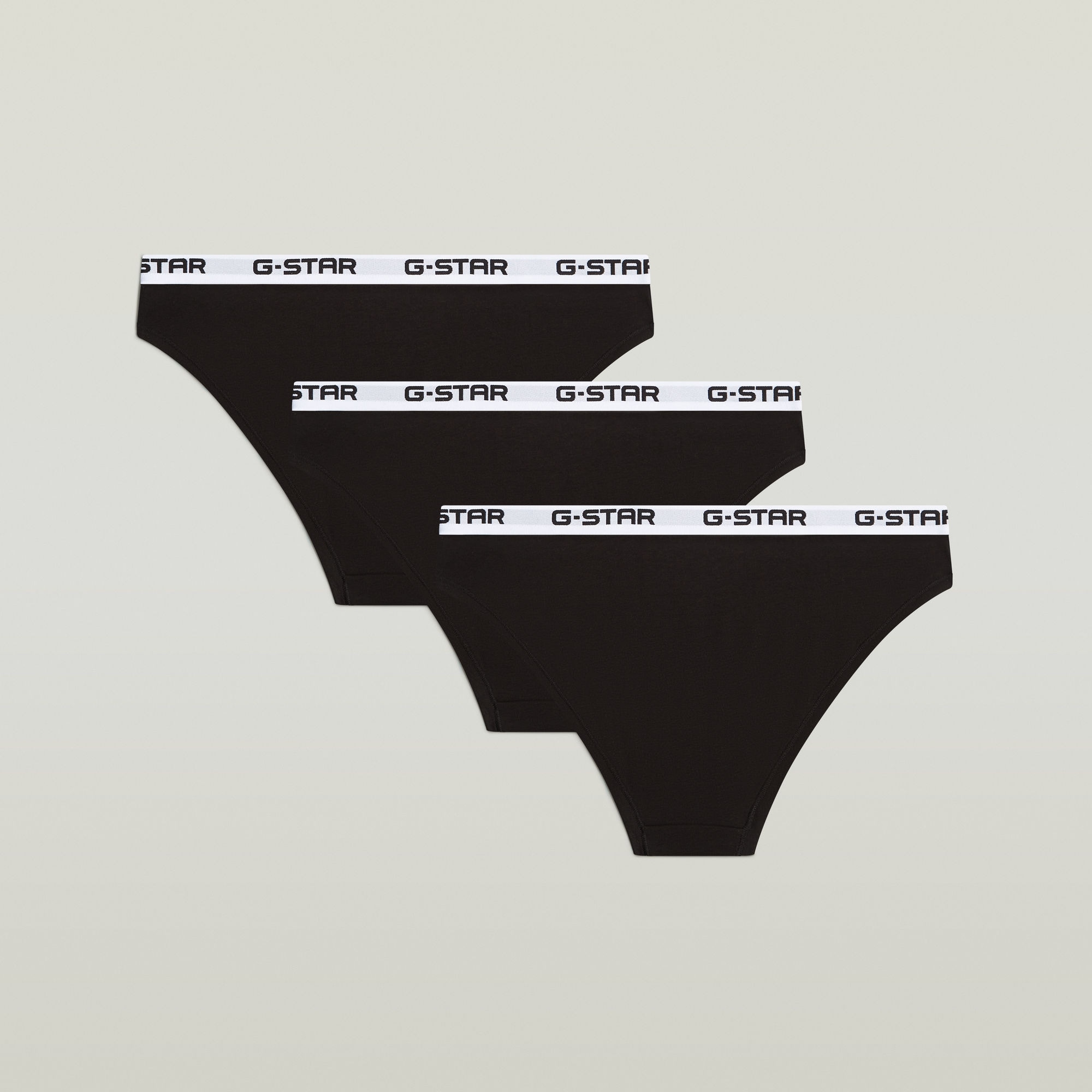 G-STAR Hipster »FLUORITE, 3 PACK HIPSTER BRIEFS« Packung, 3 Stk. mit Logobund