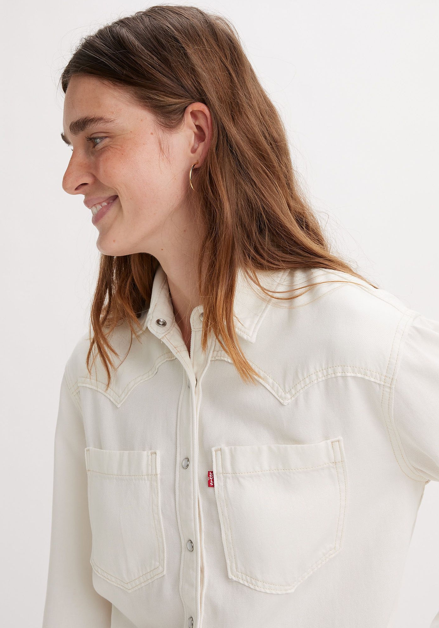 Levi's® Jeansbluse »TEODORA WESTERN SHIRT«, mit Druckknöpfen