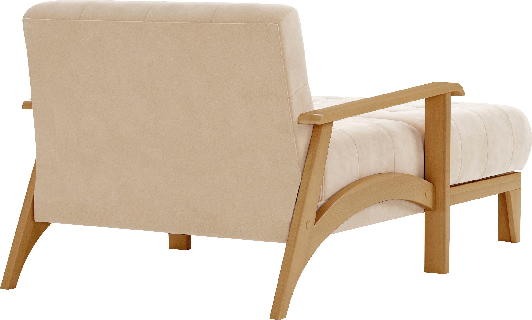 sit&more Recamiere »Billund« Armlehnen aus eichefarbigem Buchenholz, verschiedene Bezüge und Farben