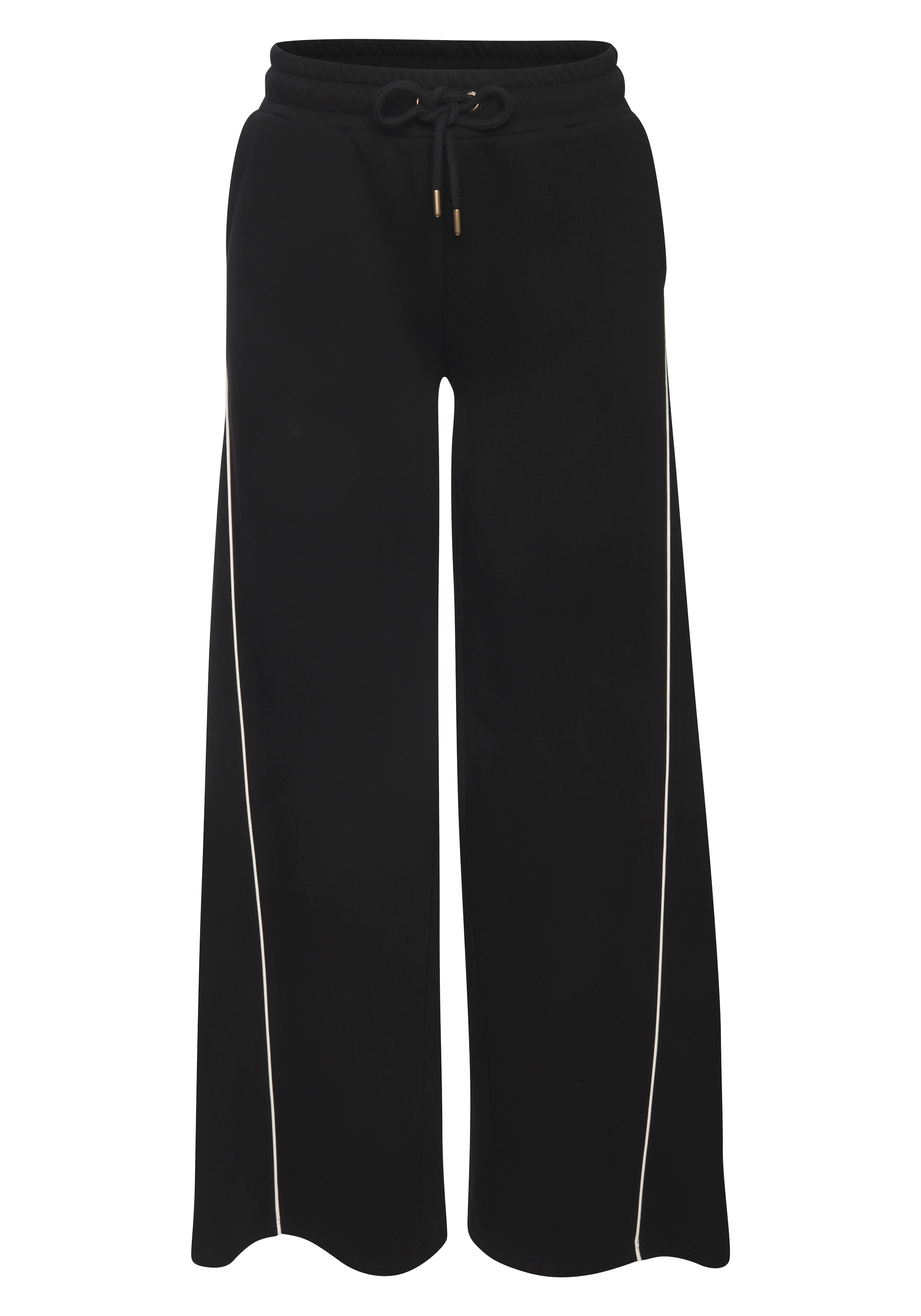 Buffalo Sweathose »Relaxhose«  mit weit ausgestelltem Bein und Piping, Home- und Loungewear