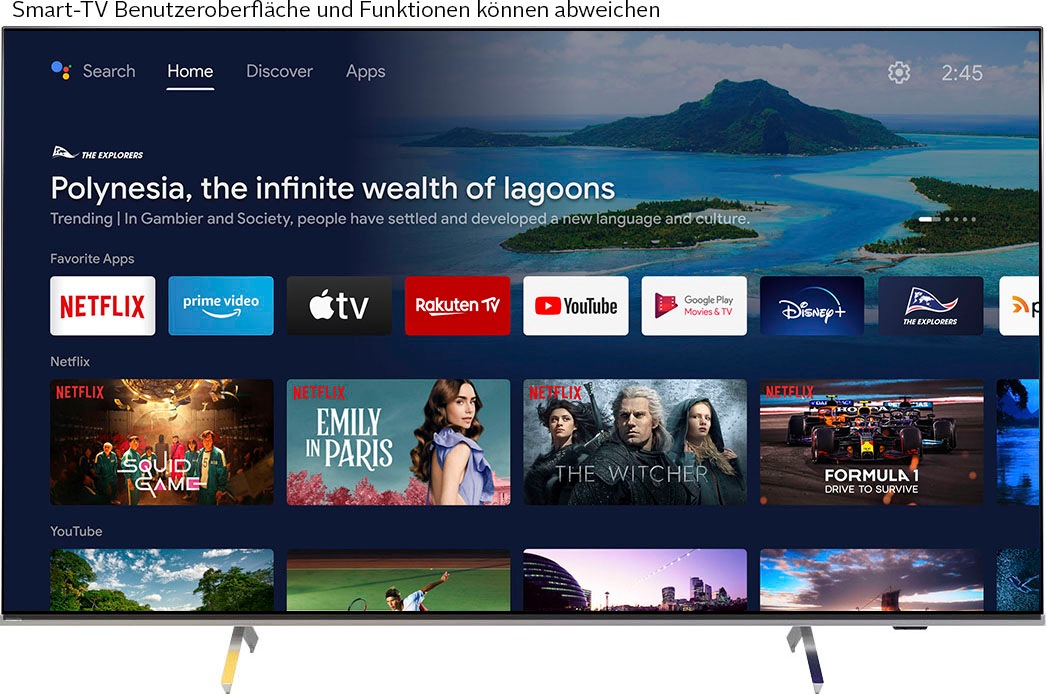 Philips LED-Fernseher »50PUS8507/12«, 4K Ultra HD, Smart-TV-Android TV