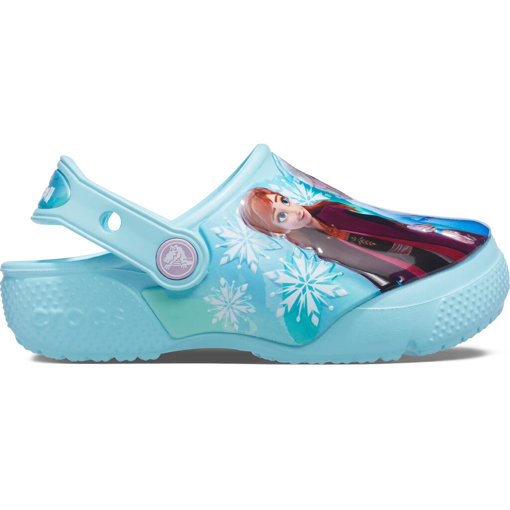 Crocs Clog »FL Disney Frozen 2 Clog K«, mit Disney Motiv "Elsa und Anna" aus die Eiskönigin