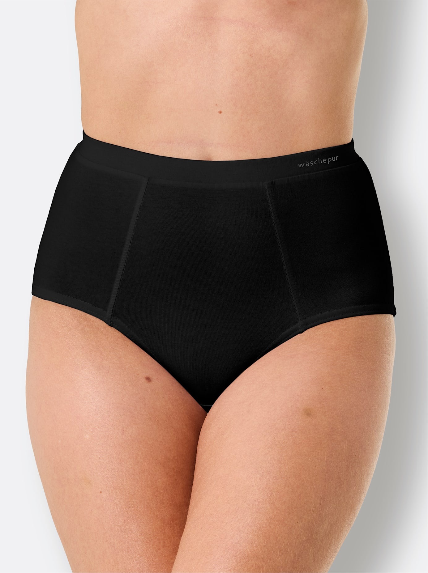 Wäschepur Damen Formslip 2 Stk. tlg. in schwarz, Größe 48