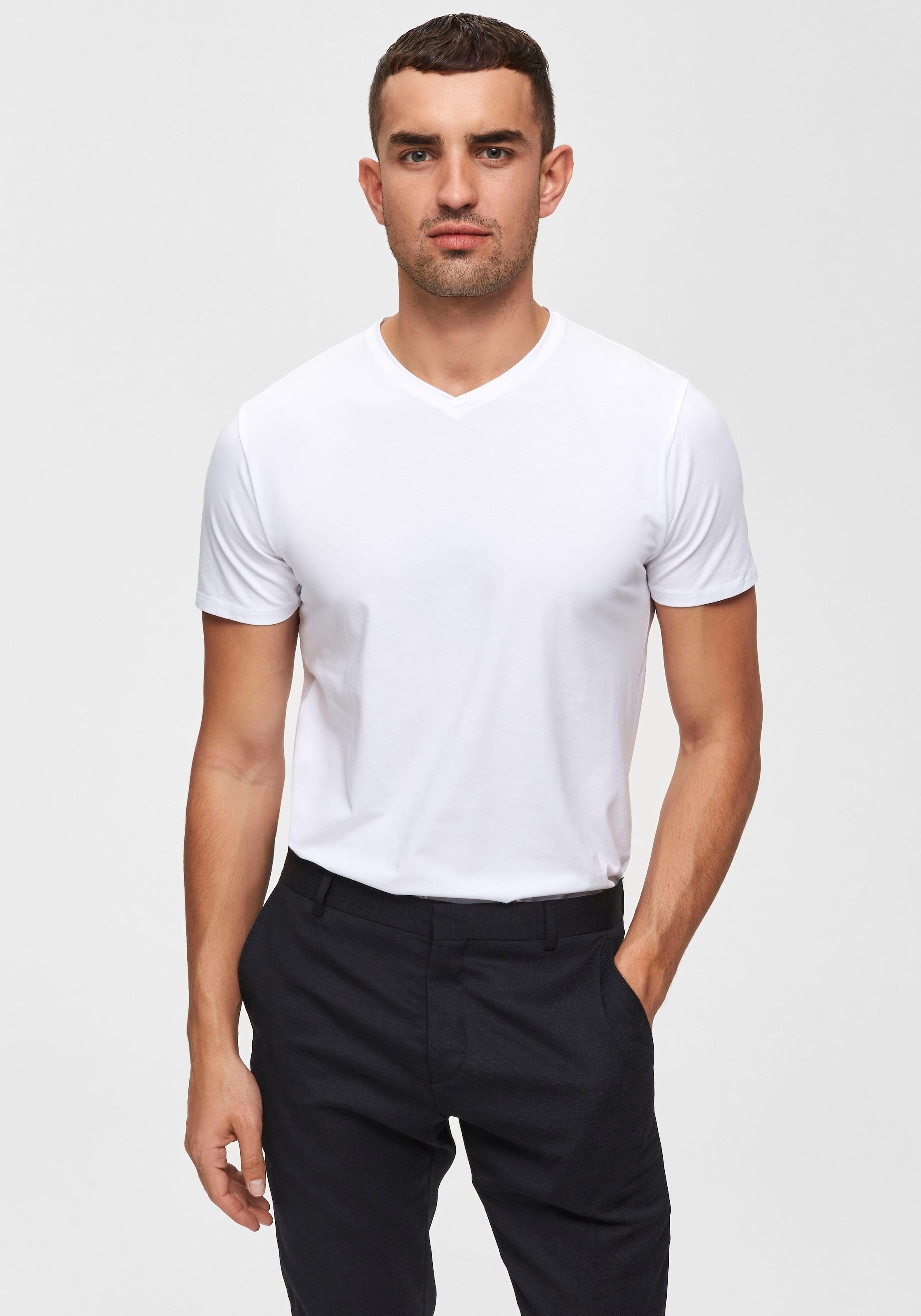 SELECTED HOMME V-Shirt »Basic V-Shirt«