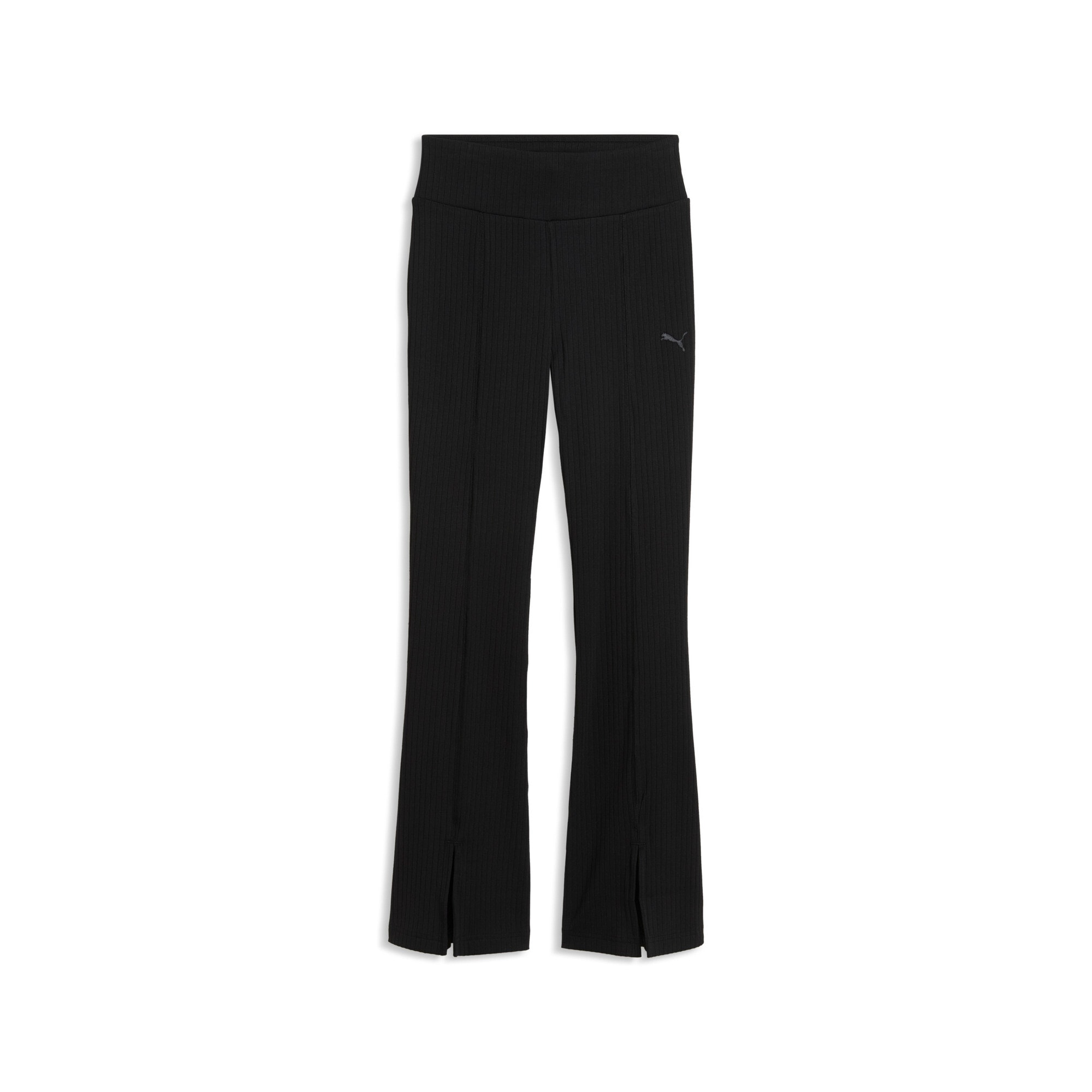 PUMA Leggings »HER RIB FLARED LEGGINGS«  mit hoher Leibhöhe, unifarben, sportlicher Stil, schmale Passform