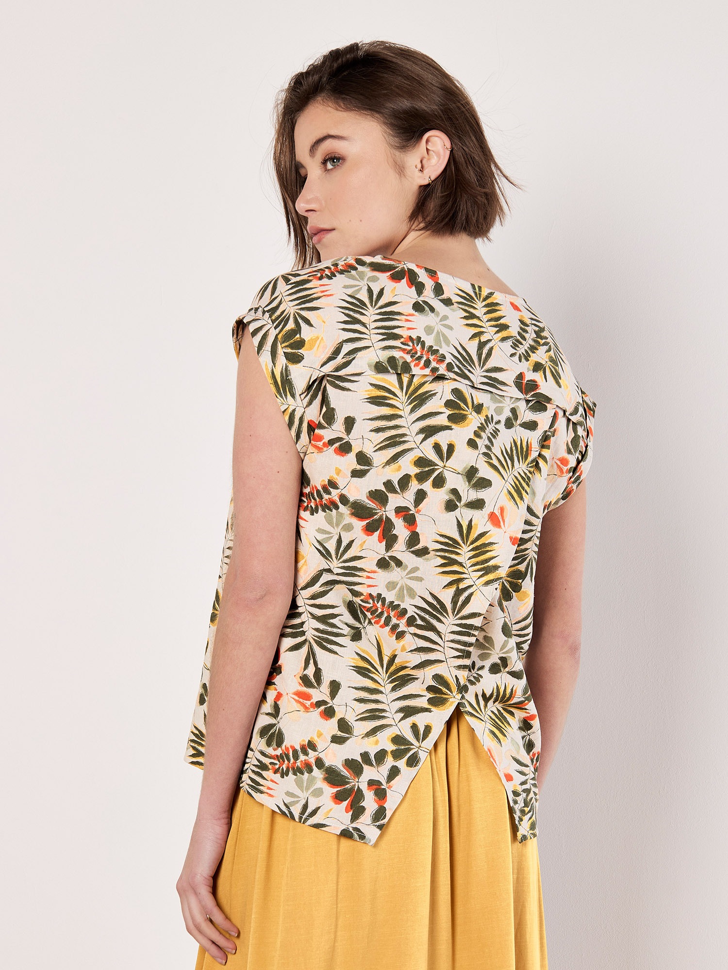 Apricot Druckbluse »Bluse« mit offenem Rücken