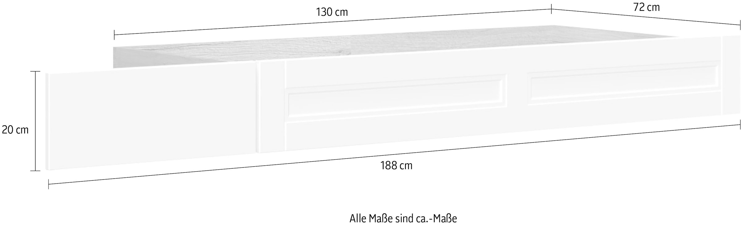 Home affaire Bettschubkasten »Tara«, für Tara Betten, auf Rollen