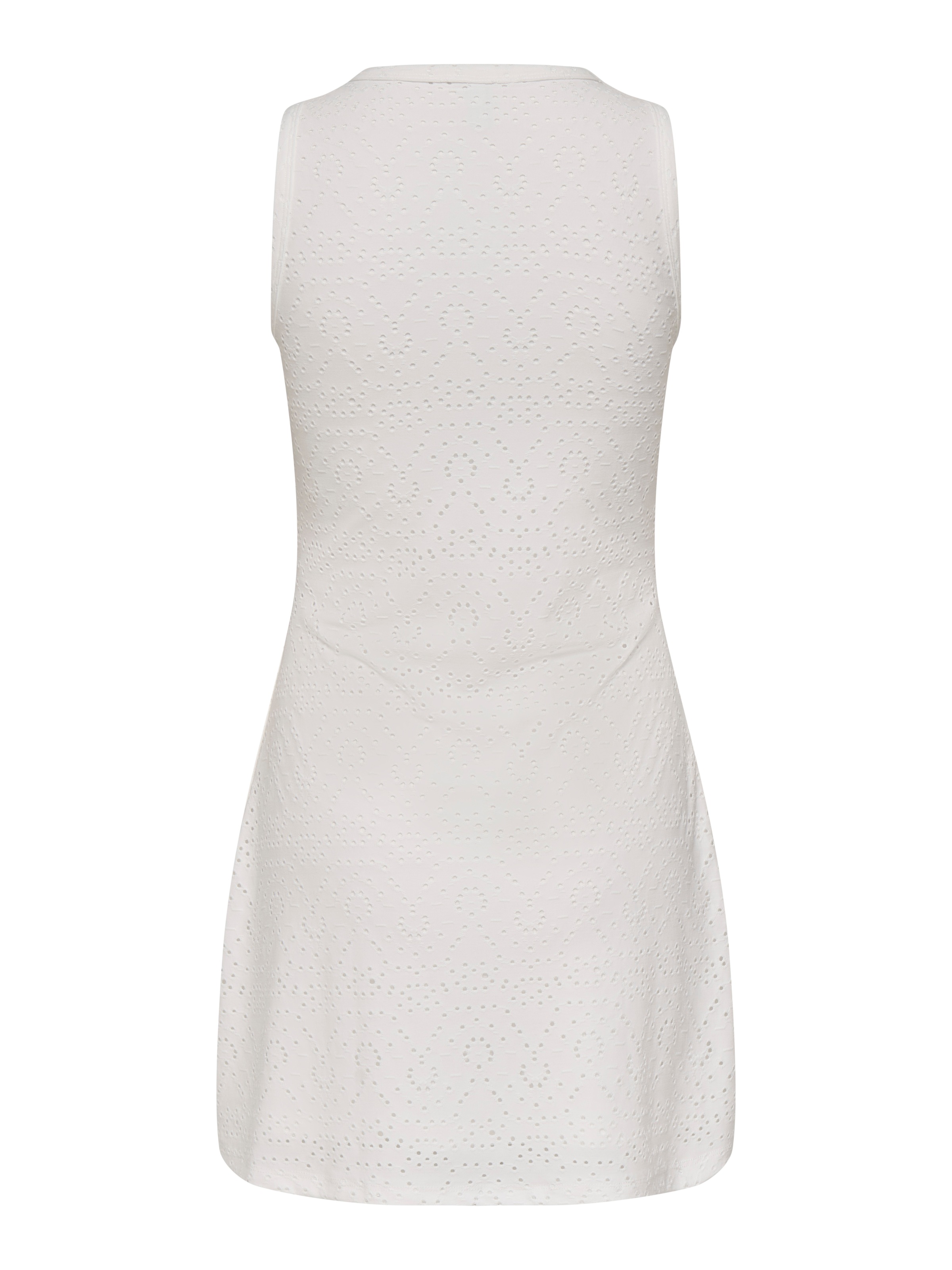 ONLY Spitzenkleid »ONLSMILLA S/L V-NECK DRESS JRS« Materialmix, regular fit, V-Ausschnitt
