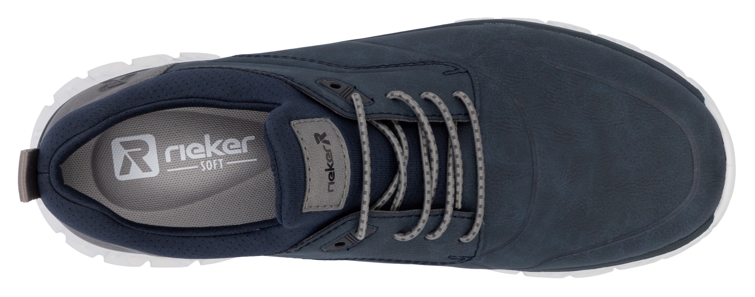RIEKER Sport Slip-On Sneaker, Freizeitschuh, Halbschuh, Schlupfschuh mit modischer Laufsohle