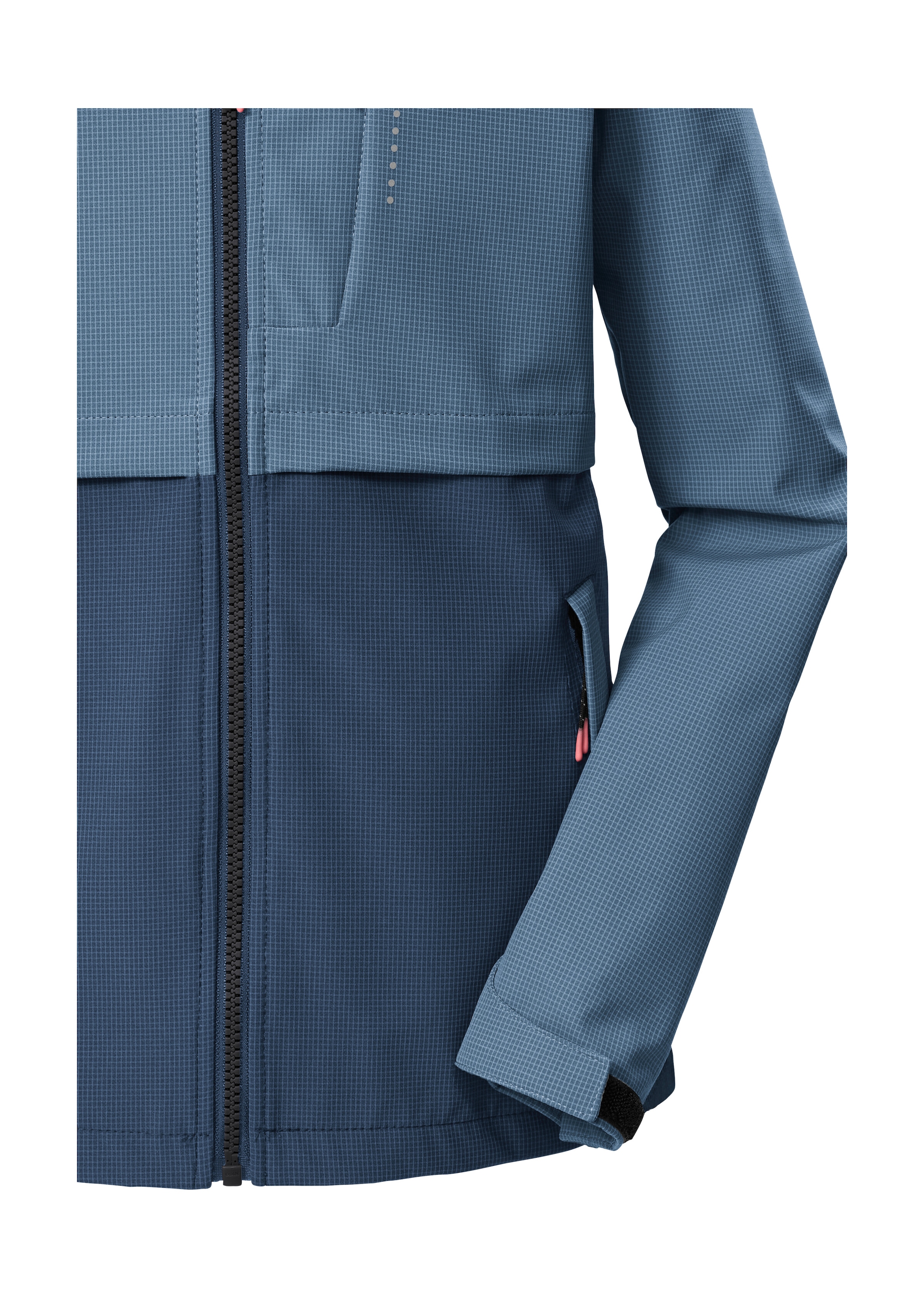 Killtec Softshelljacke »KOS 153 GRLS SFTSHLL JCKT« Winddichte, wasserabweisende Softshelljacke mit Kapuze