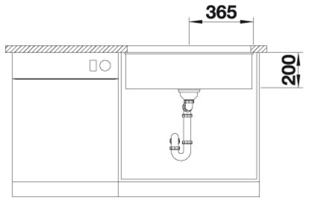 Blanco Granitspüle »ETAGON 700-U«, zum wechselseitigen Einbau geeignet, inklusive 2 ETAGON-Schienen