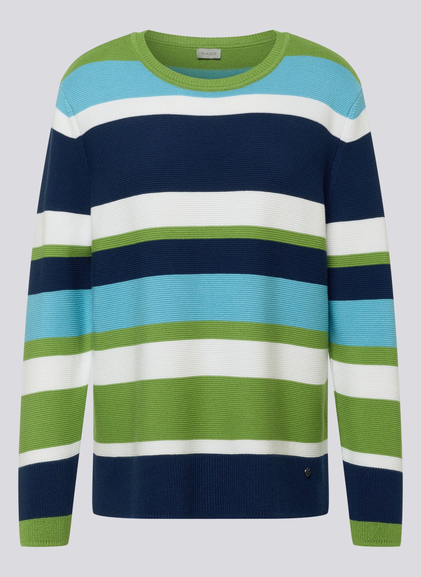 Rabe Strickpullover in Colorblocking-Optik