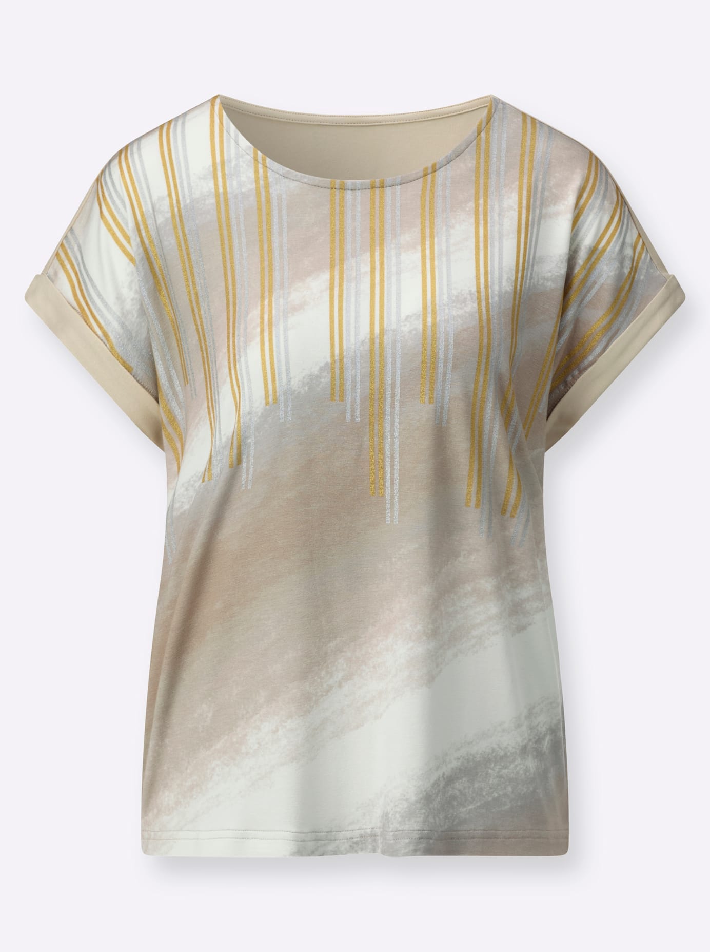 creation L Kurzarmshirt »Druck-Shirt« 1 tlg.