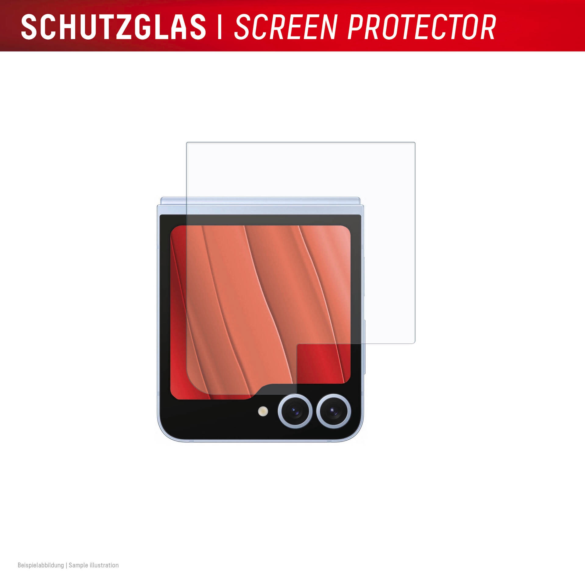 Displex Displayschutzglas »Smart Glass«, Displayschutzfolie, Schutzfolie, Bildschirmschutz, kratz- & stoßfest