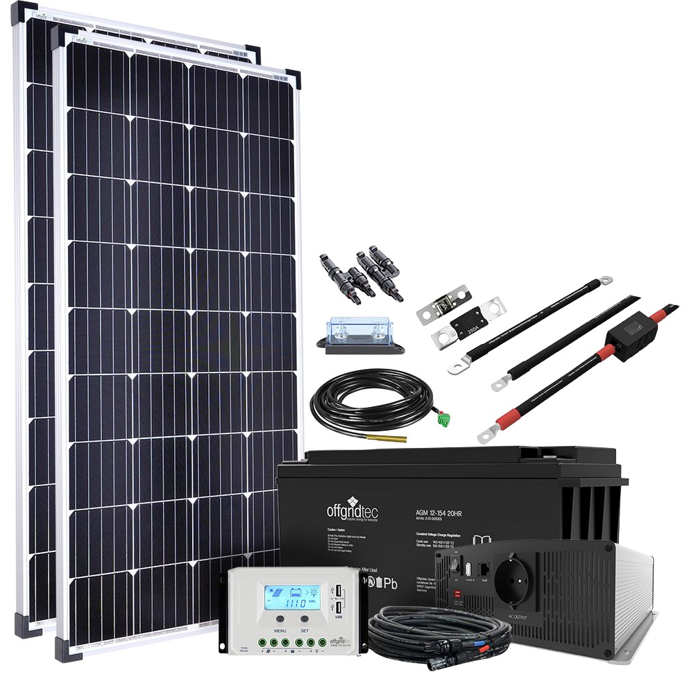 Offgridtec Solaranlage »Autark XL-Master« in schwarz