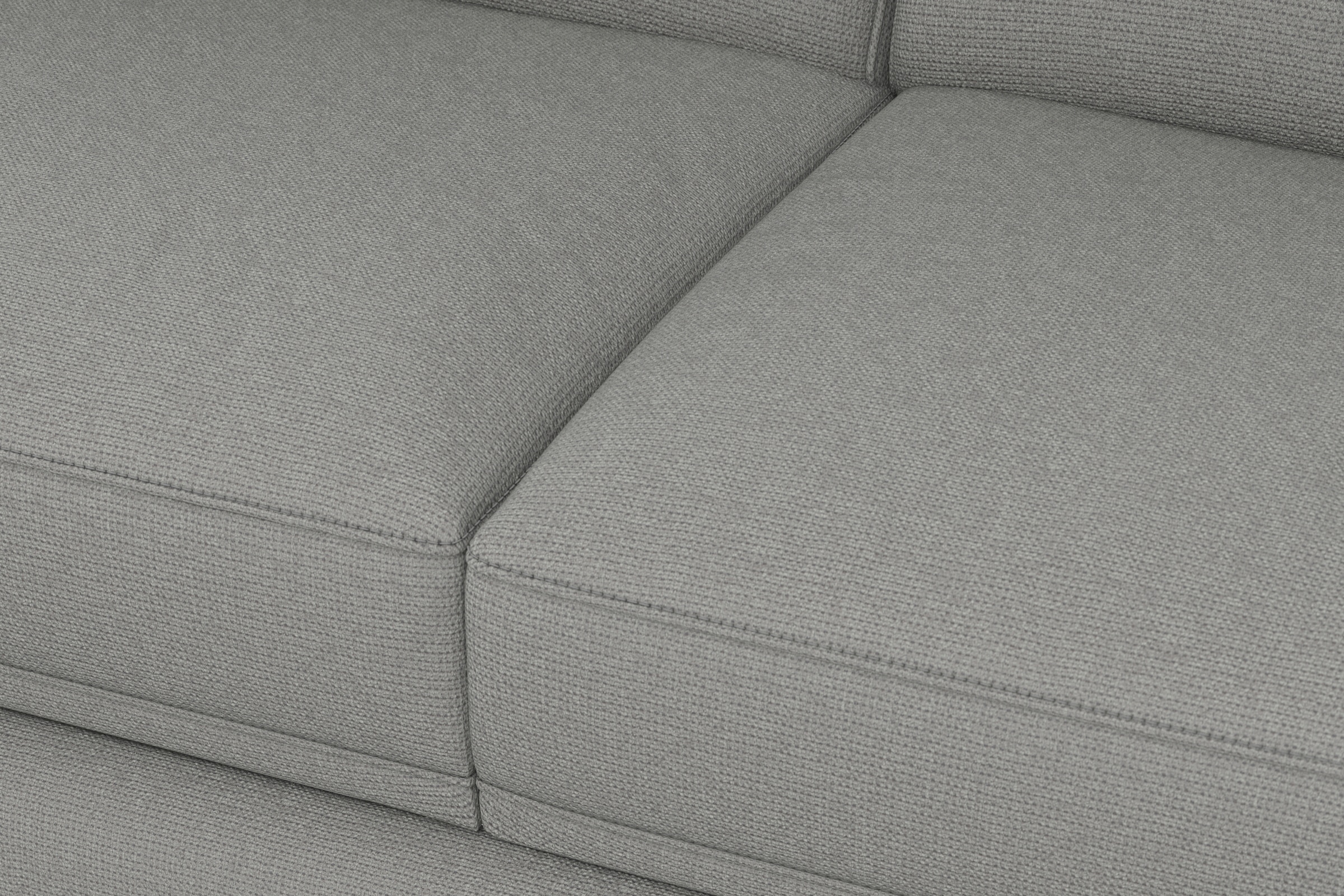 sit&more Ecksofa »Dundee L-Form«, mit Federkern und Edelstahlfüßen, wahlweise mit Kopfteilverstellung