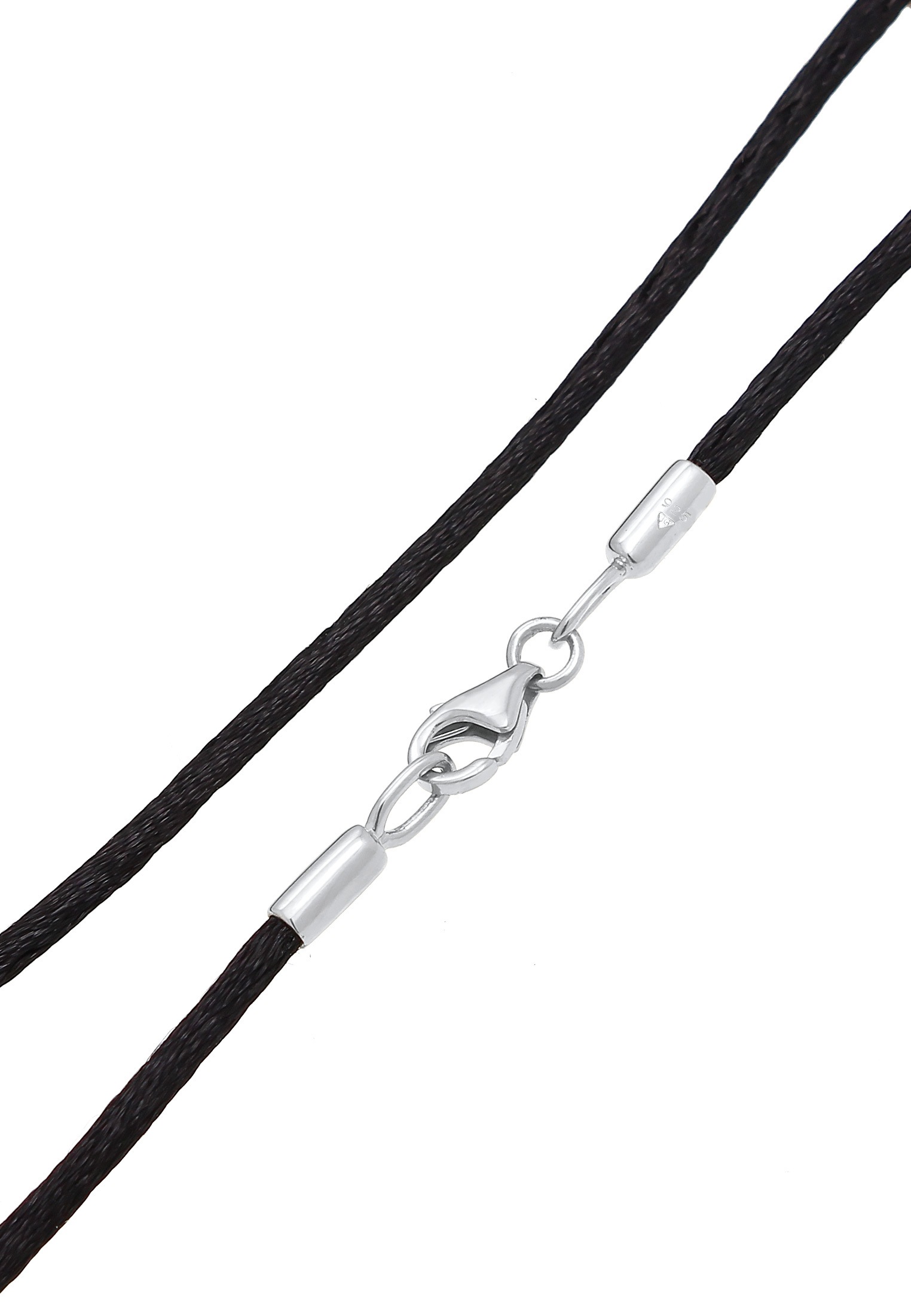 Nenalina Kette ohne Anhänger »Halskette Seidenband Kette Basic Kombinierbar 925 Silber«