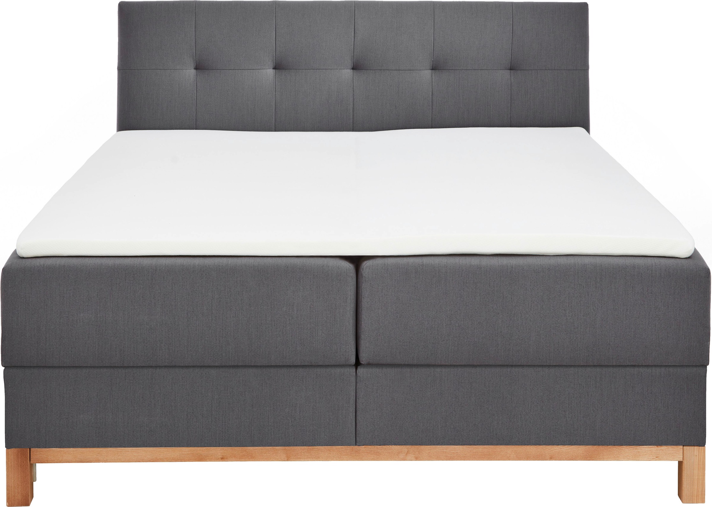 meise.möbel Boxspringbett »Catania«, mit Bettkasten und Topper