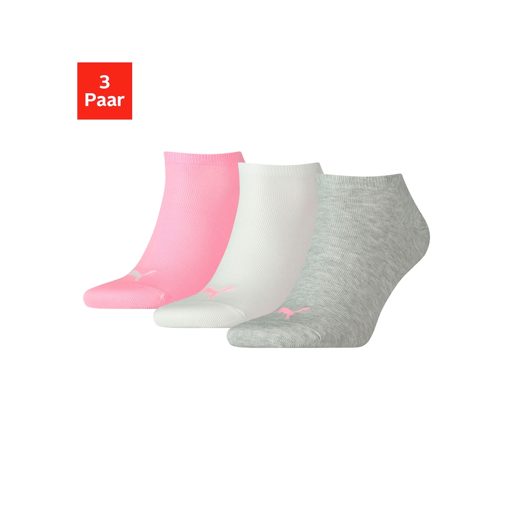 PUMA Sneakersocken, (3 Paar)