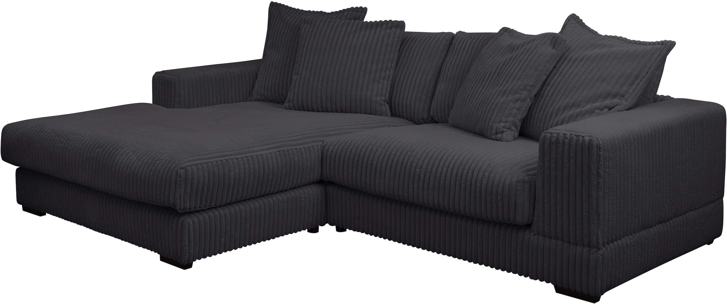 WERK2 Ecksofa »Eldorado, Megasofa, Polsterecke mit viel Platz, Breite 285cm, L-Form«, Design Ecksofa, besonders weicher Sitzkomfort, extra breite Recamiere