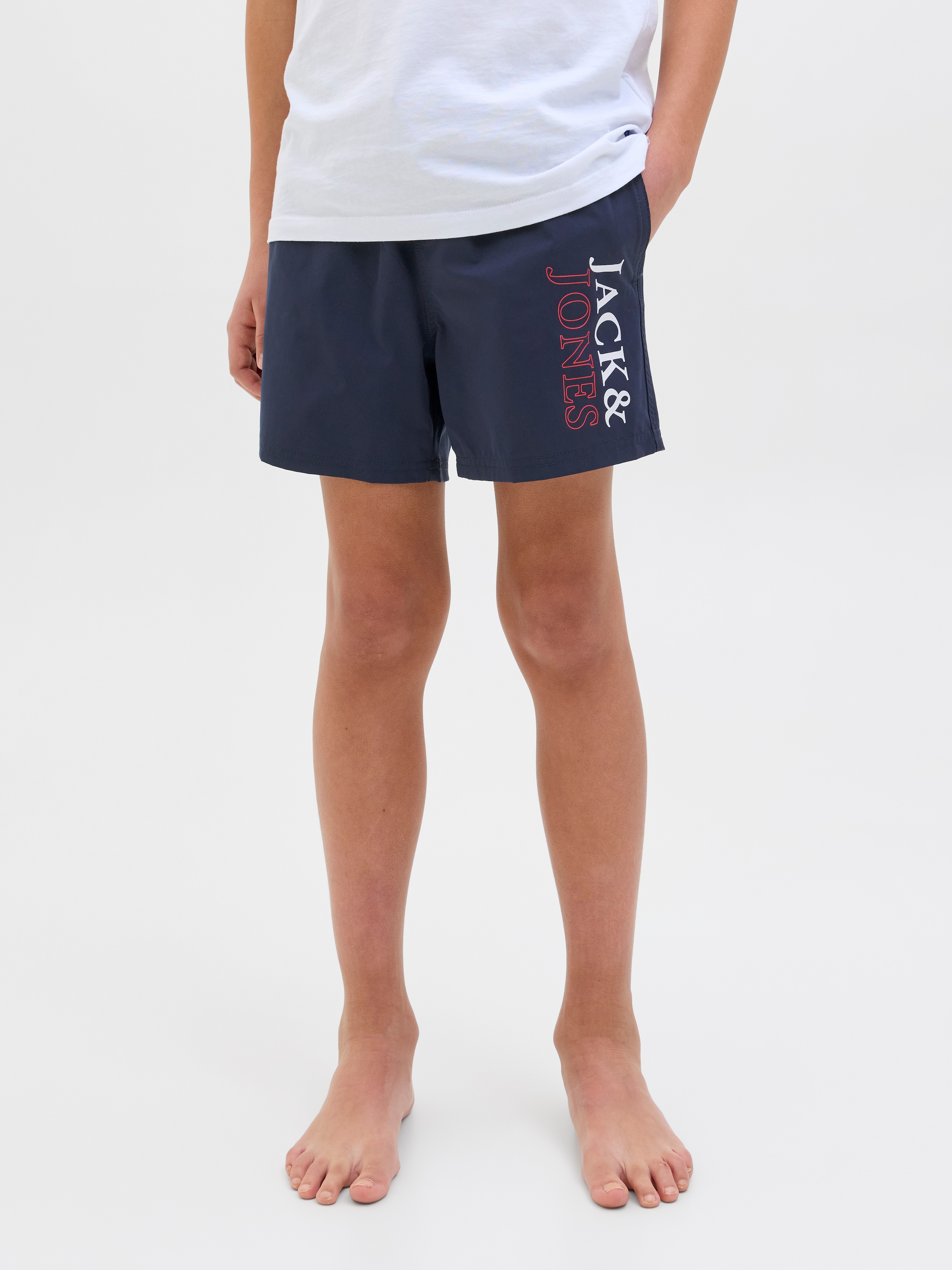Jack & Jones Junior Badeshorts »JPSTMAUI JJSWIM DOUBLE LOGO AKM SN JNR«
