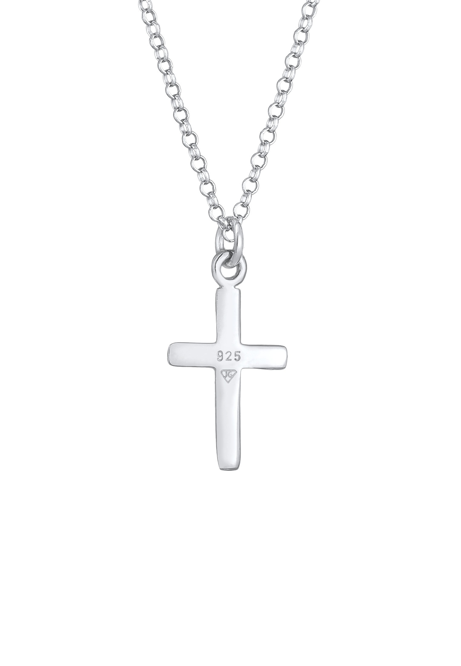 Elli Kette mit Anhänger »Halskette Kreuz Filigran Glauben Symbol 925 Silber«